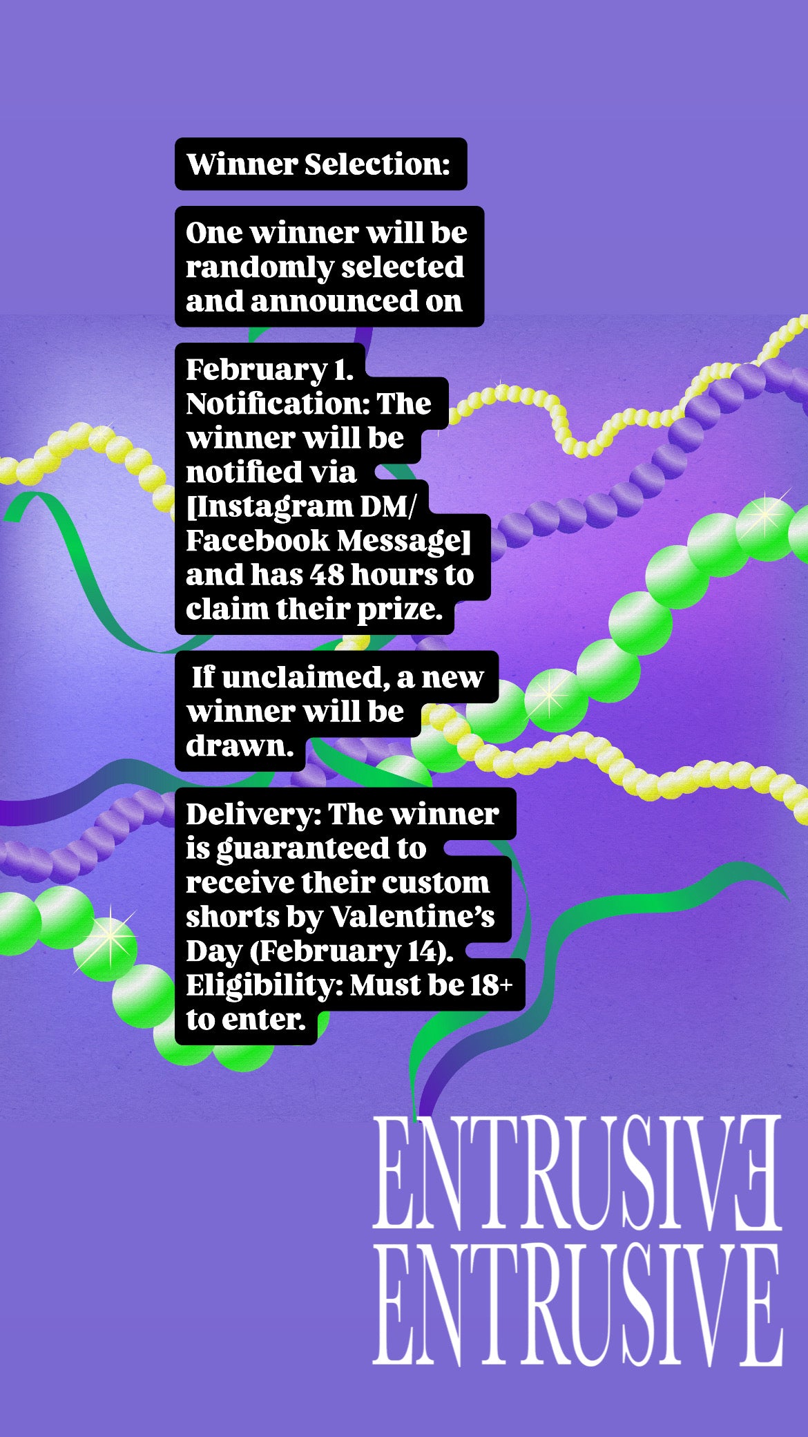 Raffle ticket custom Crochet Mardi Gra Shorts